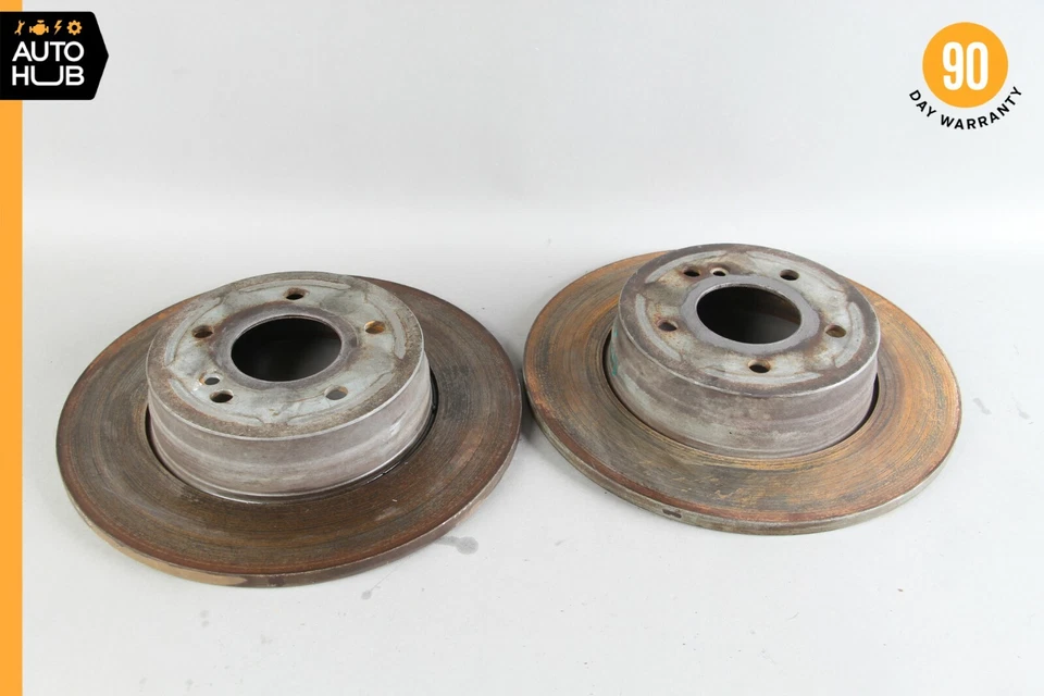 05-11 Juego de rotor de freno trasero izquierdo y derecho mercedes r171 slk350 slk280 OEM Foto 1 de 4