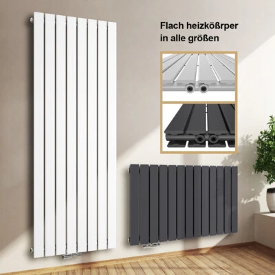 Flachheizkörper Design Heizkörper Heizpaneel Wandheizung Vertikal/Horizontal MK® - Bild 1 von 4
