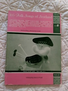 105 Folk Songs of Scotland ~ Music for Everyone #8 ~ 1953 ~ Words & Music Chords - Picture 1 of 7