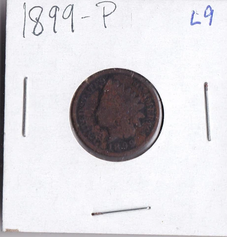 1899 Indian Head Cent L9 Cover