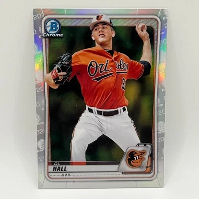 2020 Bowman Chrome Refractors DL Hall #82 BAL - Image 1 of 2