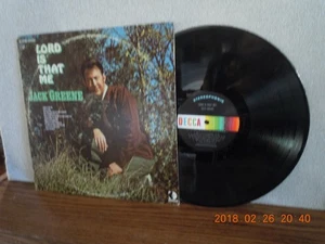 GREENE,JACK  Vinyl lp...LORD IS THAT ME...DECCA...VG/VG++...'70 - Picture 1 of 2