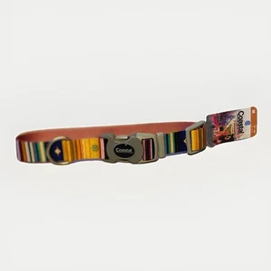 Coastal Sublime Collare per Cani a Righe Regolabile Taglia Media 12-18” Made In USA - Foto 1 di 3