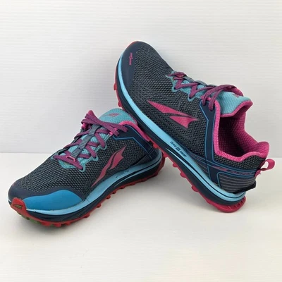 ALTRA Womens TIMP 1.5 Trail Running Shoes Sneakers Blue Pink US 9.5 UK 7.5 - Image 1 of 4