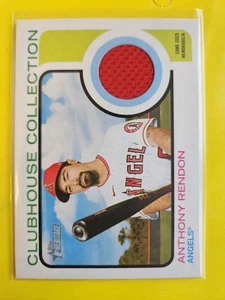 2022 Topps Heritage Clubhouse Collection Relics #CCARN Anthony Rendon - Angels - Picture 1 of 2