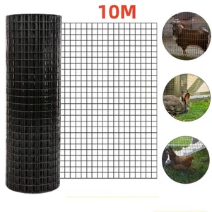 New 1M x10M Heavy Duty Fruit Vegetable Netting Plastic Mesh Garden Fencing Black - Picture 1 of 12