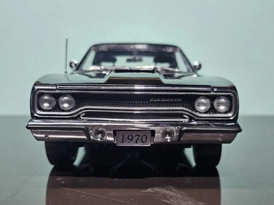 GMP 1/18 1970 Plymouth Road Runner Black RARE G1803109 - Immagine 1 di 4