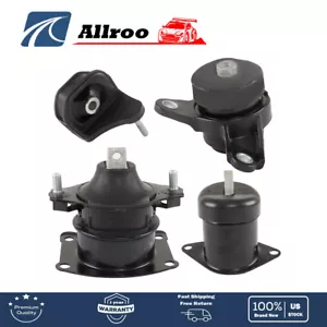 4PCS Fit For 2009-2014 Acura TL 3.5L 3.7L Auto Engine Motor & Trans Mount Set - Picture 1 of 9