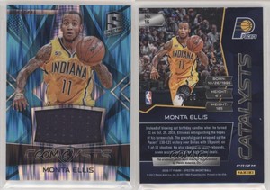 2016-17 Panini Spectra Catalysts Neon Blue /99 Monta Ellis #16