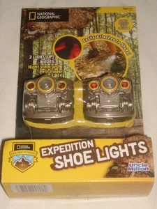 NIB Uncle Milton National Geographic Expedition Shoe Lights - Picture 1 of 2