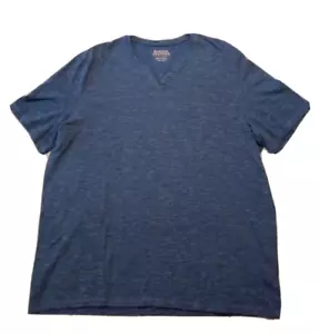 Men's BOSTON TRADERS blue V-neck SS Henley t-shirt size XXL - Picture 1 of 4