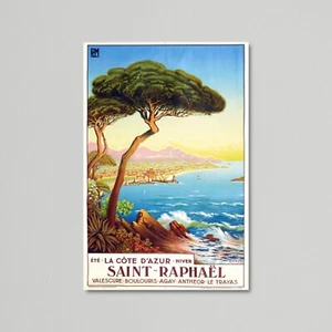 Vintage Travel Poster, France, La Cote d'Azur, Saint Raphael by Morel de Tangry - Picture 1 of 11