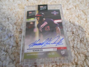 Topps Now Washington Nationals Howie Kendrick Autogramm 2019 WSC 17B 24 von 99 - Bild 1 von 3