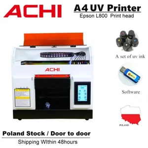 ACHI A4 UV Printer Epson L800 Nozzle Head For Phone case Flat Printed EU Stock - Bild 1 von 11