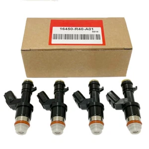 4PCS Fuel Injectors 16450-R40-A01 for Honda Accord Cr-V Civic Acura Tsx Ilx 2.4l - Picture 1 of 8