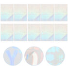  10 Sheets Water Bottle Decals Letter Number Stickers Holographic Decorate