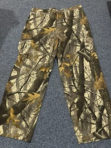 Woolrich Pants Men 40 X 30 Realtree Hardwoods Camo Wool Cargo VTG USA Made Hunt - Picture 1 of 7