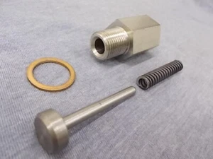 Triumph TR5/TR6 Spitfire Herald Oil Pressure Relief Valve, Spring & S/S Housing - Picture 1 of 7