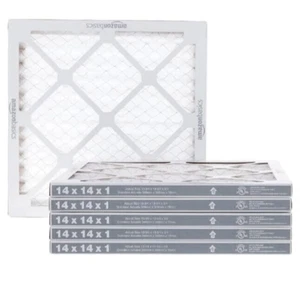 Amazon Basics 14x14x1 Air Filter 6 Pack, Merv 8 AC Furnace Filters - Picture 1 of 8