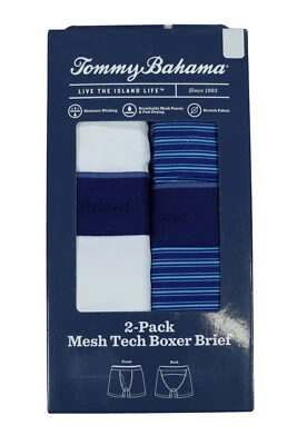 Tommy Bahama 2-Pack Mesh Tech Boxer Brief Men's Underwear NWT Retail Boxed - Image 1 of 2