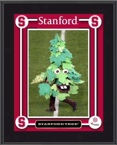 Stanford Cardinal Stanford Tree Mascot 10.5x13 Plaque Authentic Cover