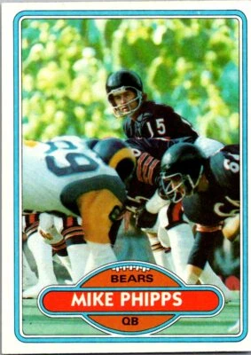 Mike Phipps - 1980 Topps Football #422 - Chicago Bears - Image 1 of 2