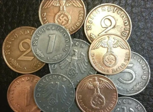Rare WW2 German Reichspfennig Coin Historical WW2 Authentic Artifacts - Picture 1 of 1