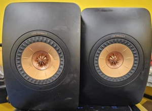 KEF LS50 Wireless II Wireless Bookshelf Speaker - Black - No Cables or Acc - Picture 1 of 5