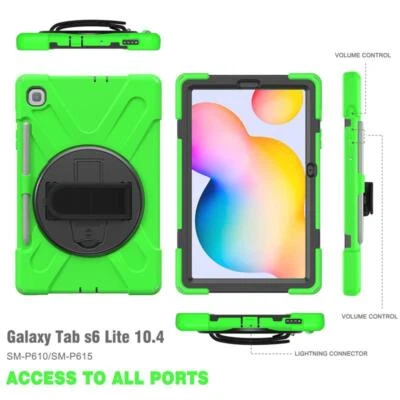 Samsung Galaxy Tab S6 Lite 10.4 Case Rotating Stand Cover P613 P619 P610 P615 - Image 1 of 4