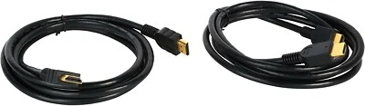 Paquete de 2 cables HDMI de alta velocidad de 6 pies serie Pellucid HD de Rosewill Foto 1 de 3