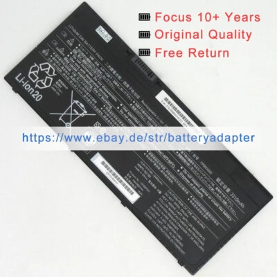 Original PFB0338S FMVNBP247 batterie für FUJITSU Lifebook Lifebook E558 U757 - Bild 1 von 4