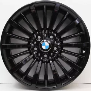 18 inch Genuine BMW 3 /4 SERIES F30 alloy Wheels in BLACK - Picture 1 of 2