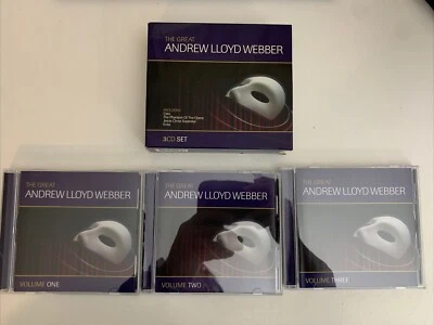 The Great Music Of Andrew Lloyd Webber by Andrew Lloyd Webber (CD, 1999) 3-Disc - Image 1 of 4