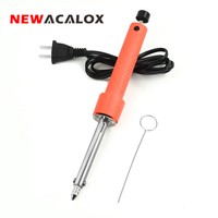 NEWACALOX 110V US Electric Vacuum Soldering Sucker Desoldering Pump + Drill Rod