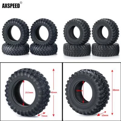 AXSPEED RC Auto 1:18 Kyosho Reifen Jimny Mini 38mm/42mm OD Gummireifen Upgrade - Bild 1 von 4