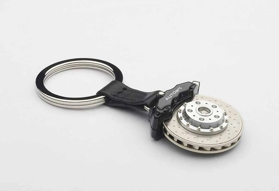 Autoart 6 Pots Caliper Brake Disc Keychain Black - Image 1 of 1