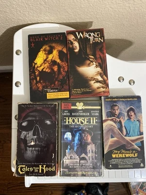 Horror Films Lot Of 5 VHS House 2 - Image 1 of 4