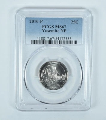 2010-P Washington Quarter ATB Yosemite MS67 PCGS - Image 1 of 4
