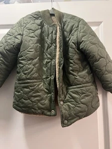 Baby Gap Kids Reversible Green Sherpa Jacket - Size: 4T - Picture 1 of 3