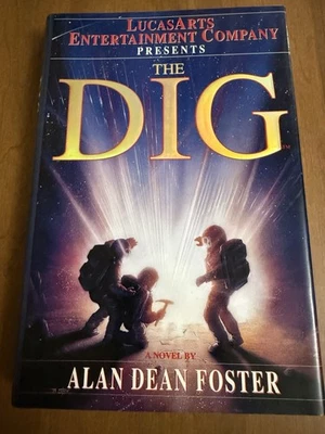 The Dig Alan Dean Foster Hardcover DJ First Printing 1996 Warner Books LucasArts - Imagem 1 de 4