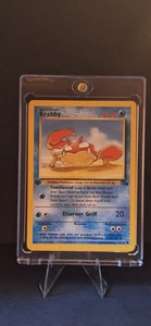 Pokemon Karte Krabby 51/62 Fossil 1. Edition - Bild 1 von 2
