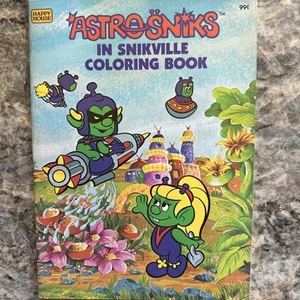 Astrosniks In Snikville Coloring Book 1984 Unused - Foto 1 di 2