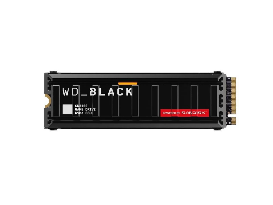 WD_BLACK SN8100 NVMe SSD - 2TB, With Heatsink, M.2 2280 PCI-Express 5.0 x4 - Image 1 of 4
