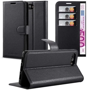Funda para Blackberry KEY 2 Protección Libro Billetera Teléfono Cubierta Magnética - Imagen 1 de 7
