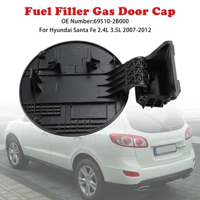 Fuel Filler Gas Door Cap 69510-2B000 For Hyundai Santa Fe 2007-2012 Foto 1 de 4