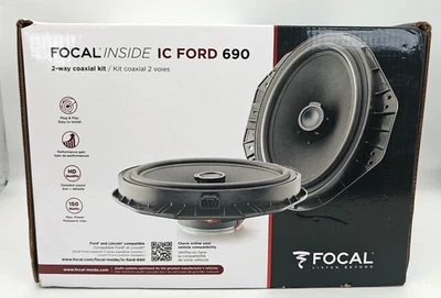 Kit de altavoces coaxiales bidireccionales Focal Inside IC FORD 690 6x9" - Plug & Play - Ford Foto 1 de 4