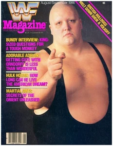 RARE! Original WWF MULTI-SIGNED X6 AUG. 1986 KING KONG BUNDY Wrestling Magazine - Picture 1 of 10