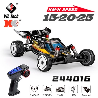 WLToys 244016 2WD RC Rennwagen 2.4G 15KM/h 50M Distanz Fernbedienung Spielzeug - Bild 1 von 4