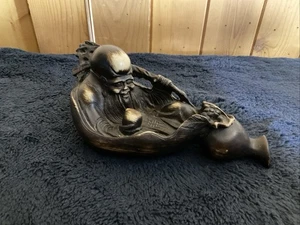 Vintage Bakelit Statue: Shoulao Shaoxing Gott der Langlebigkeit - asiatische Kunst Dekor - Bild 1 von 11