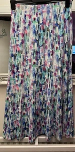 Country Casuals Skirt size 10 lined jersey 10 panel Godet style 33” long New. - Picture 1 of 5